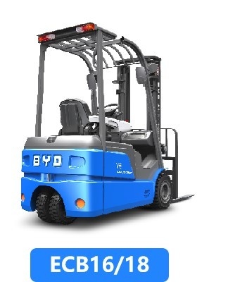 Fabriqué en Chine, le chariot élévateur électrique pur à quatre pivots de BYD pèse 1,6 à 1,8 tonne pour le Dual Drive