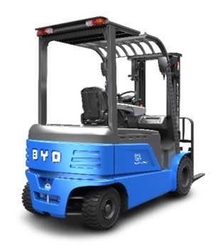 Fabriqué en Chine, le chariot élévateur électrique pur à quatre pivots de BYD pèse 1,6 à 1,8 tonne pour le Dual Drive