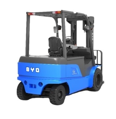 Fabriqué en Chine, le chariot élévateur électrique à quatre pivots de BYD pèse 4,0-4,5-5,0 tonnes