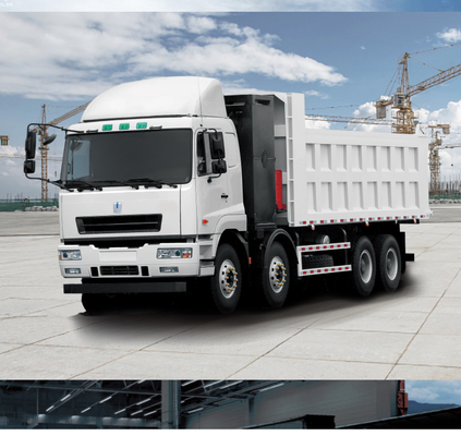 Batterie Geely CATL avec échange de batterie à 282 degrés, camion de décharge électrique pur 8X4 lourd pour le transport des déchets urbains