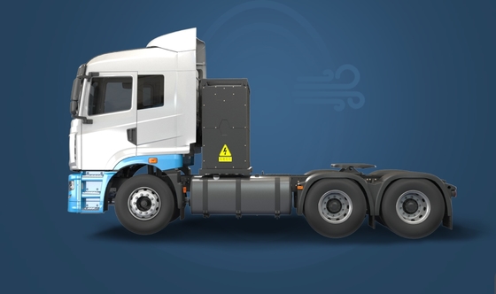Chine Geely, version standard, échangeur de puissance Yiwei 282Kwh, tracteur purement électrique 6x4 pour aciéries et transports miniers