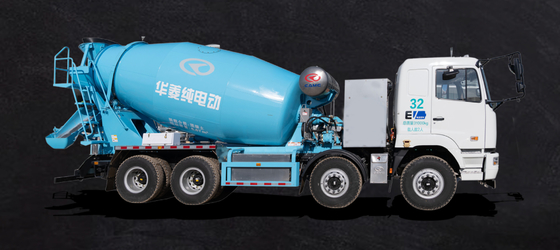 Geely Remote, version standard M7, CATL-282Kwh échangeur de puissance, 8 mètres cubes, 8x4 camion de mélangeur de ciment pur électrique