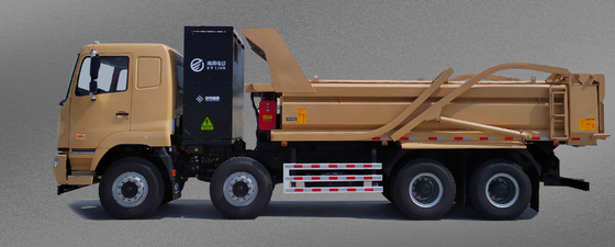 Geely Remote M5 Pure Electric Dump Truck 8x4 Chargement et changement version intégrée 282 kWh