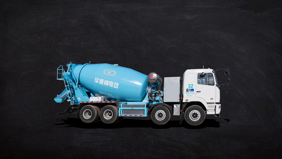 Geely Valin Pure Electric 8x4 Mixer à 350 degrés édition de recharge