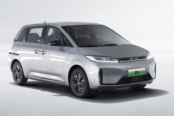 BYD Pure Electric Taxi D1 a une autonomie de 418 km et une porte coulissante électrique