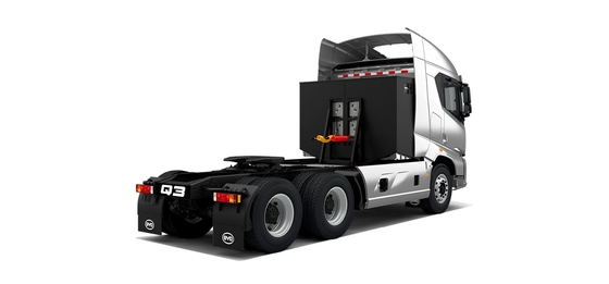 Vente à chaud 282 kilowattheures d'électricité, BYD 6x4 tracteur purement électrique dédié au quai