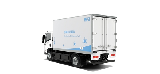 Vente à chaud 180KM BYD camion de boîte réfrigérée électrique pur ville livraison
