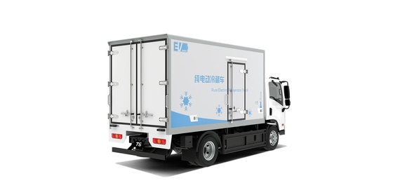 Vente à chaud 180KM BYD camion de boîte réfrigérée électrique pur ville livraison