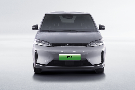 La Chine a fait 418KM porte coulissante latérale BYD D1 pure berline électrique voiture partagée