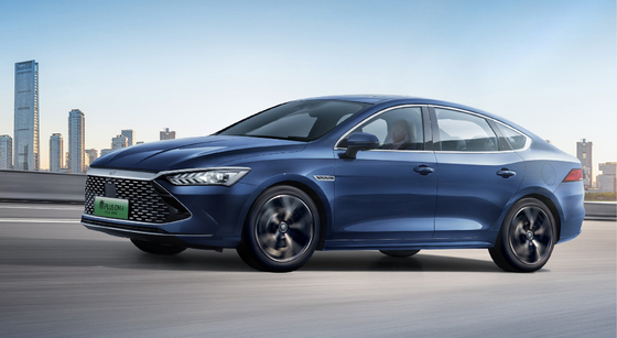 Le roi des performances de coût: Super Hybrid Pure Electric Range 120KM BYD Qin Plus DMI Sedan électrique