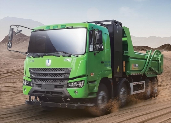Fabriqué en Chine, batterie CATL 422 degrés version de charge, 8X4 camion de décharge purement électrique M7 plateau pour le transport des déchets urbains