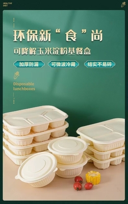 Dégradation, protection de l'environnement, santé et sécurité, boîtes à repas jetables